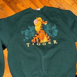 Disney Tigger Dark Green Sweatshirt